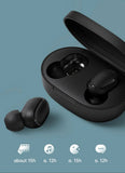 Black For Xiaomi Redmi Airdots 2/Xiaomi Airdots S TWS Wireless Earphone Bluetooth-Compatible AI Control Gaming Headset With Mic