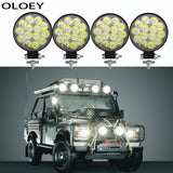 LED Work Light Car Fog Light 48W LED Headlight Front Spotlight 12V Car LED Searchlight For Truck SUV Engineering Work Vehicle