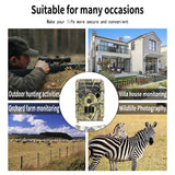 PR300A 12MP 720P Hunting Camera 120 Degrees PIR Sensor Wide Angle Infrared Night Vision Wildlife Trail Thermal Imager Video Cam