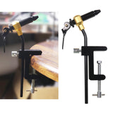 Fly Tying Vise C Clamp Steel Hard Jaws 360 Rotating Precision Table Vise of Fly Tying Tools Fly Hook Tool