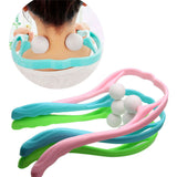 Pressure Point Therapy Neck Massage Tool Pressure Relieve Hand Roller Massage Neck Shoulder Dual Trigger Point Self Massager