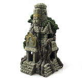 Home Aquarium Ornament Ancient Stone Buddha Resin Figurines Aquarium Ornament Fish Tank Aquarium Decoration Accessories