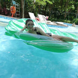 Hot Inflatable Green Leaf Floating Row Portable Water Lounge Swimming Ring Summer Water Toys for Adult Children
