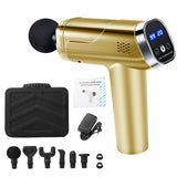 LCD Display Massage Gun Deep Muscle Massager Muscle Pain Body Neck Massage Exercising Relaxation Slimming Shaping Pain Relief