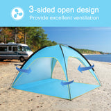 Lightweight Beach Tent Sun Shade Canopy UV Sun Shelter Camping Fishing Tent for Outdoor Camping Hiking Travel