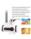 3000W Temperature Display Instant Hot Water Tap Tankless Electric Faucet bathroom Instant Hot Faucet Water Heater Water Heating
