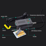 517A Mini Digital Soldering Station with Adjustable Temperature Controlled Lightweight Construction for Pyrography Carving
