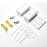 5.8G Point to Point Wireless Bridge CPE58G 100Mbps Wired Speed Dialing Outdoor CPE with 12dBi WiFi Antenna 1.3mi Transmission