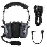 High quality Head Mount Aviation Noise Reduction Headset Racing Noise Canceling Headphone for BAOFENG/Motorola Audifono Metal