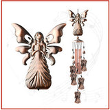 Metal pipe wind chime pendant outdoor pastoral style retro brass bell animal pendant gift kids room decoration kawaii room decor