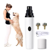 Painless USB Charging Dog Nail Grinders Rechargeable Pet Nail Clippers Quiet Electric Dog Cat Paws Nail Grooming Trimmer Tools