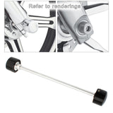 Aluminum Front Axle Cover Caps Set Replacement for Harley  18-21