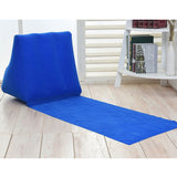 Inflating Beach Camping Lounger Back Pillow Cushion Chair Air Bed Outdoor Tools for Picnic BBQ Garden Backyard