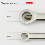2Pcs 12-22mm Rusty Nut Separator Splitter Extractor Tool Set Rust Nut Removal Puller Nuts Breaker Damaged Screw Repair Tool