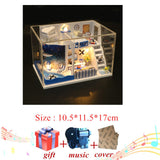 Different Styles of Doll House Furniture Diy Miniature 3D Wooden Miniaturas Dollhouse Toys For Children Birthday Gifts