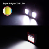 4 Pack 3 In 1 Solar USB Rechargeable COB LED Camping Lantern,Waterproof Emergency Flashlight LED Handheld Light