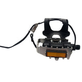 1pair Self Lock Harness Adjustable Strap Professional Non Slip Cycling Spin Bike Pedal With Toe Clip Fixed Gear Indoor Exercise