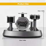 electronic Mini Finger Drum Finger Touching Drum with Sounds and Lights Percussion Musical Instrument for Boys Girls