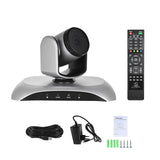 Aibecy 1080P HD Conference Camera USB Plug Play 350D Rotation Remote Control Power Adapter for Video Meetings Training Teaching