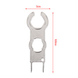 10pcs Metal Mc4 Connector Tool Wrench Wrench Component Pv Connector Cap Special Wrench Installation Tool Diy Solar Suit