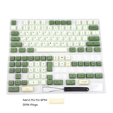 Matcha Dye Sub ZDA PBT Keycap Similar to XDA Japanese Korean Russian For MX Keyboard 104 87 61 Melody 96 KBD75 ID80 GK64 68 SP84