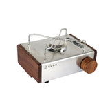 Portable Outdoor Camping Gas Stove Decorative Solid Wood Siding Accessories Gas Tank Hot Pot Stove for Self Driving Tour
