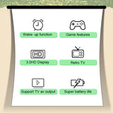 Retro Video TV Game Console with Time Clock Function and 2.4G Double Wireless Controller Built-in 108 Games for PS1/N64