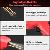 50W Plastic Welder Gun Hot Stapler PVC Welding Machine Soldering Iron for Plastic Staple Car Bumper Repair Tools for Workshop