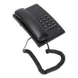 Landline Telephone Desktop Corded Fixed Phone Wall Mounted Telephone Support Flash Pause Mute Function for Home Office Hotel