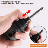 12 In 1 Cross Multi-Function Telescopic Bit Mini Screwdriver Ratchet Dual-Purpose Screwdriver Repair Hand Tool Household