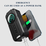 12V Car Air Compressor 180psi Electric Tyre Inflator Pump LED Lamp For Motorcycle Bicycle Tire Wireless Portable Car Air Pump