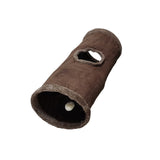 Collapsible Cat Tunnel  Kitten Play Tube for Large Cats Dogs Bunnies With Ball Fun Cat Toys 2 Suede Peep Hole pet toys WF