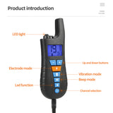 Remote Control Dog Training Device Rechargeable Waterproof Electric Shock Vibration Collar Bark Arrestor Training Artifact 40%