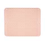 Square Pet Mat For Pet Food Pad Dog Cat Feeding Mat Simple Solid Color Pet Placemat  Pet Bowl Pad Silicone non-slip Placemat