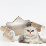 Cat Cardboard Corrugated Scratcher Scratching Pad Scratch Board Sofa Bed Board Kitten Claw Grinder Wear-resistant Pet Toy