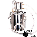 304 Stainless Steel Household 12L Wine Brewing Machine Fermentation Steamed Wine Hydrosol Pure Brew Pot