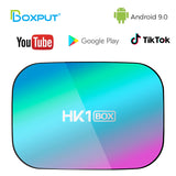 HK1 Box Android 9.0 S905X3 Amlogic Tv Box 8K HD USB 3.0 1000M Ethernet Dual Wifi 2.4G 5G BT 4.0 Smart Tvbox Android HK1 Box