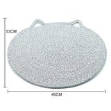 Cat Kitten Scratcher Board Pad Mats Sisal Pets Scratching Post Sleeping Mat Toy Claws Care Cats  Furniture Products Suppliers