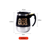 304 Stainless Steel Coffee Magnetic Self Stirring Automatic Mug Milk Mixing cup Blender Smart Shaker Coffee Thermal Cup
