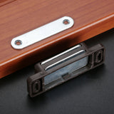 5Pcs Metal 74*25mm Door Magnetic Catches Kitchen Cupboard Wardrobe Cabinet Latch Catch Closure with 4 Screws Furniture Hardware