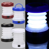 LED Waterproof Portable Scalable Lighting Mini Tent lamp Outdoor Camping Lantern Hiking Night Hanging Lamp 9cmx6.6cm WWO66