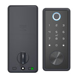 TTLock Or Tuya APP Smart Remote Control Fingerprint Biometrics Password Card Code US Deadbolt Automatic Latch Lock