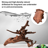 Natural Aquarium Driftwood Decor Irregular Branches Reptile Habitat Ornament 7" - 9" Long for Fish Tank Above 15 Gallons F21 22