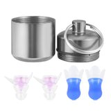 1 Set of Sound Proof Earplug Noise-proof Protective Earplug Sleeping Ear Caps Noise Prevention Earplugs (Black Filter, Blue Earp