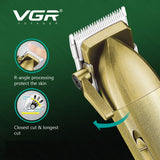 All Metal Electric Hair Clippers For Men Professional Rechargeable Beard Hair Trimmer Cordless Barber Hair Cutting Machine
