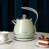 Original EU plug Retro Electric Kettle 304 Stainless Steel Household appliances 1.5L Teapot Portable Travel Water Kettle 1500W