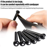36 Pieces Acoustic Guitar Bridge Pins Pegs in White and Black with 1 Piece Bridge Pin Puller Remover in Guitar