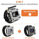 Wifi Deauther &amp; Bad USB Watch V4 ESP8266 &amp; Atmega32u4 Programmable Development Board Test Tool For Nodemcu Arduino