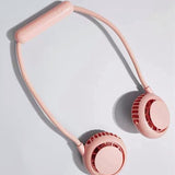 Portable Neck Fan,Personal Mini Cooler Hanging Fan Hand Free Bladeless Fan 3 Speeds Battery Operated Wearable Silent