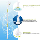 Electric Cleaning Brush Wireless Charge Long-handled Floor Kitchen Toilet Cleaning Polishing Brush For Home Office Dropshipping
